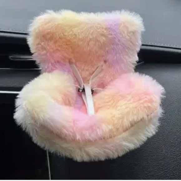 Fuzzy Pastel Car Steering Wheel Cover - Picture 1 of 1